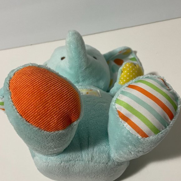 Carters Plush Sing & Dance Elephant Twinkle Twinkle Little Star Musical Blue 9" - Picture 8 of 11